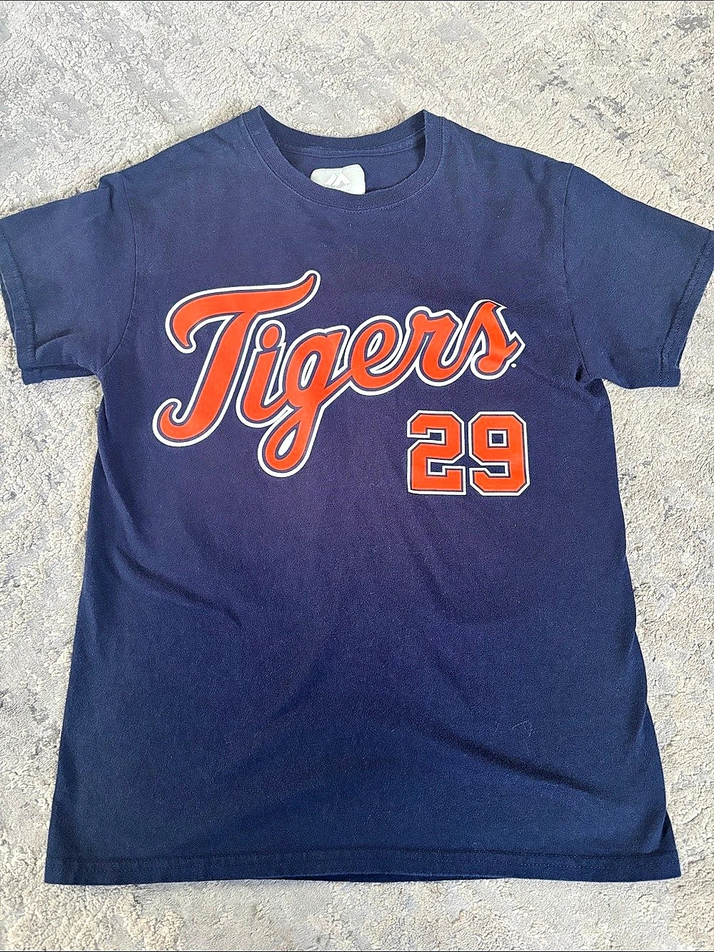 Majestic Detroit Tigers Tarik Skubal #29 Name and Number T-Shirt Jersey
